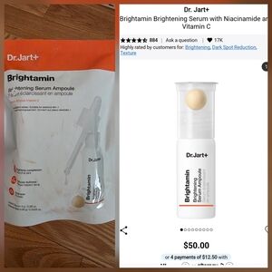 Dr Jart+ Brightening Serum with Niacinamide and Vitamin C